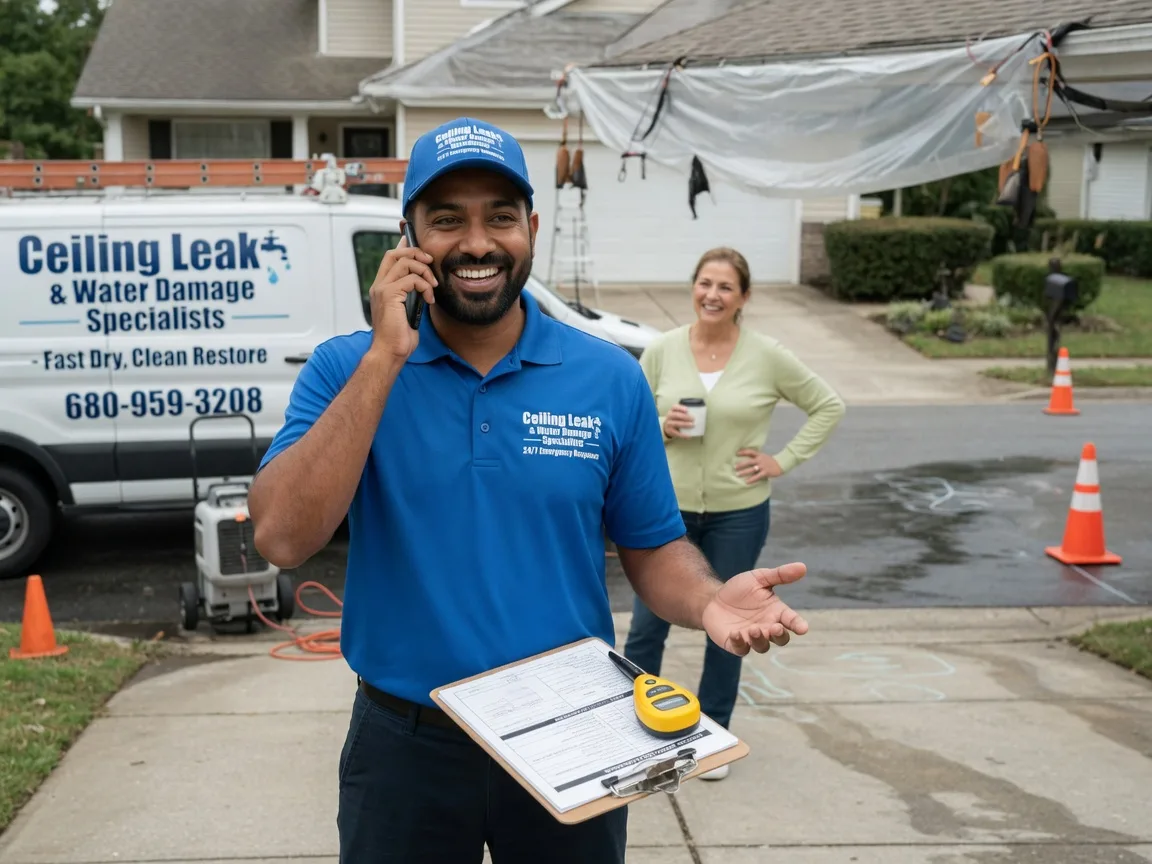 Ceiling Leak Cleanup Horace, ND FAQs
